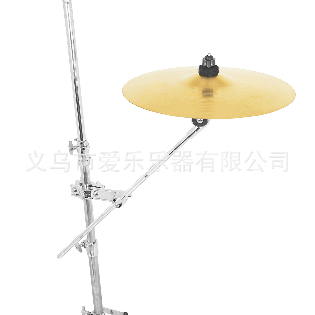 Drum kit expansion stand, cymbal expansion clamp, electroplated process, professional support, extended solid iron rods, freely adjustable