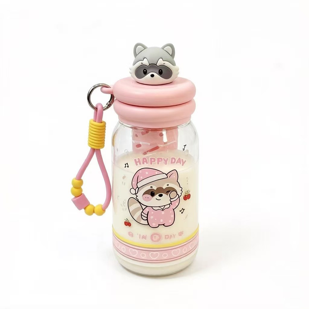 Summer water cups for students, high appearance level for boys and girls, cute straw cups, large capacity and portable tritan plastic cups Item Picture