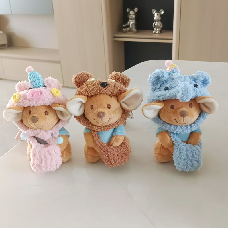 Creative little bean figurines, plush pendants, keychains, cute bags, hanging decorations, accessories, birthday gifts, claw machine dolls