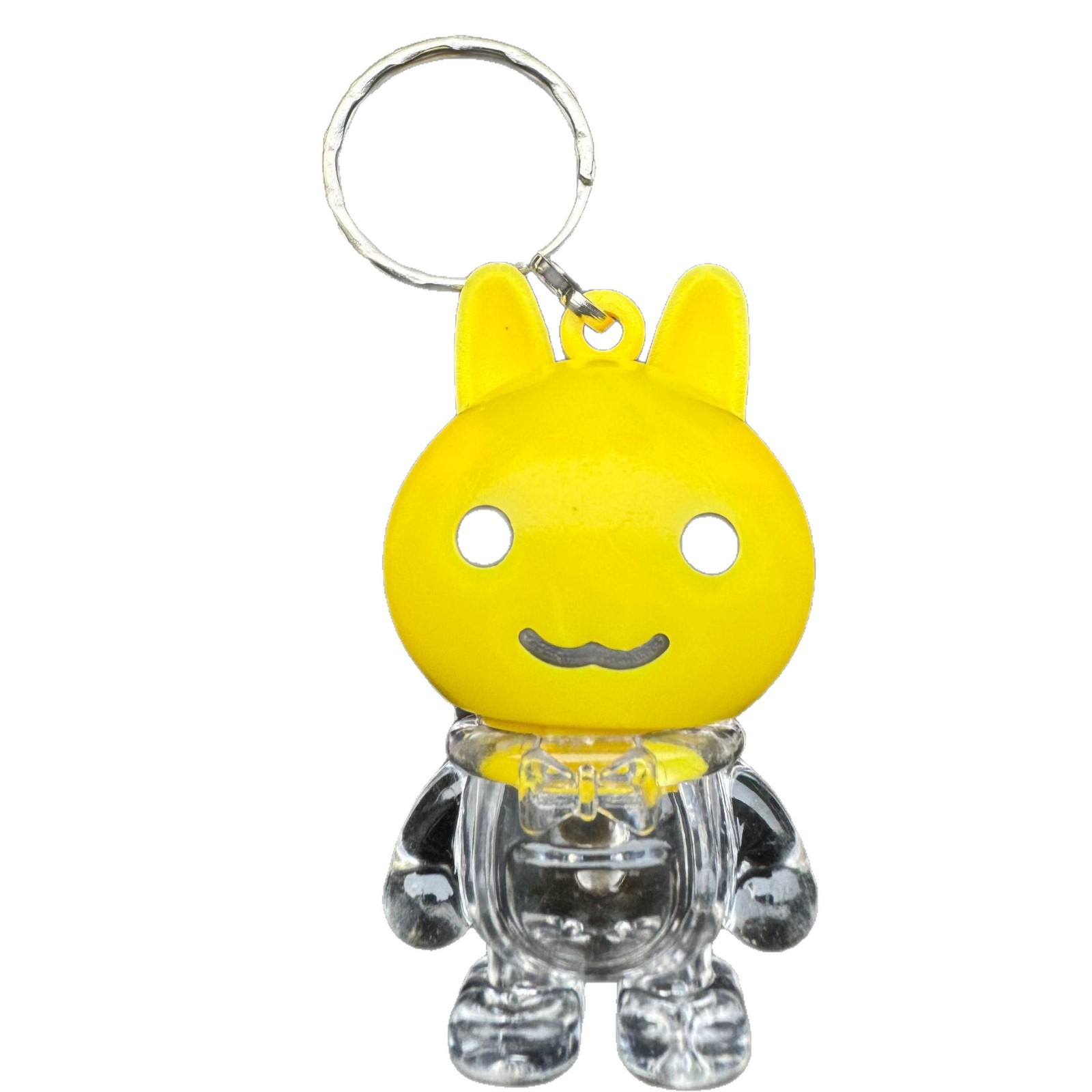 Cartoon rabbit-shaped keychain main body flowing sand oil toy Song Jin Little horse pendant keychain accessory Item Picture