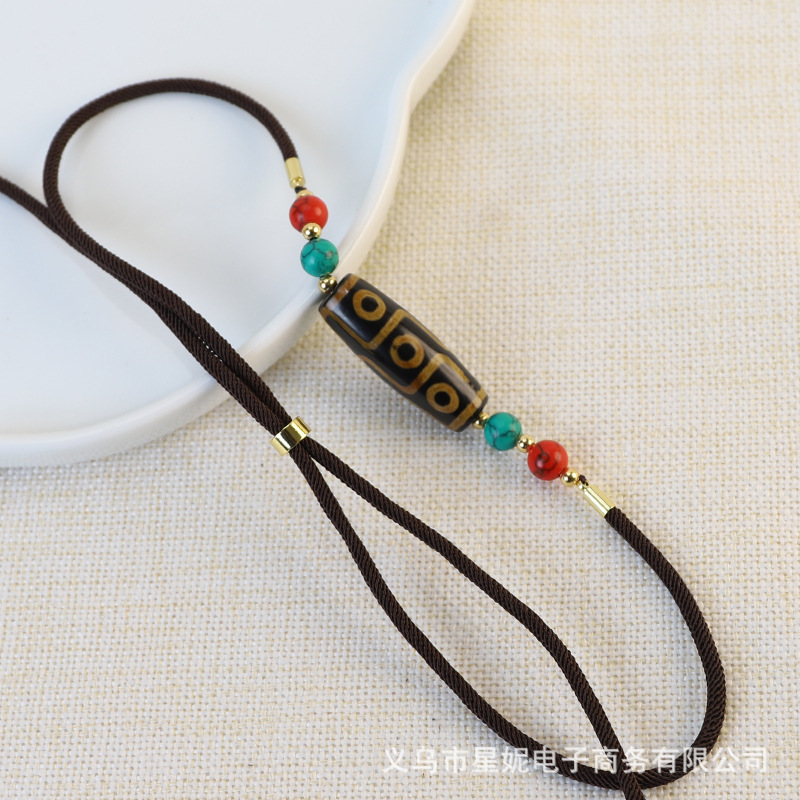 Red beads, black rope bracelet, cultural and artistic Bodhi incense beads, crystal bracelet, national trend Application Scenario