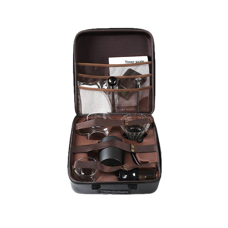 V60 Home-use American minimalist hand-brewed coffee set, coffee glass filter pot, hand-brewed pot filter paper Item Picture