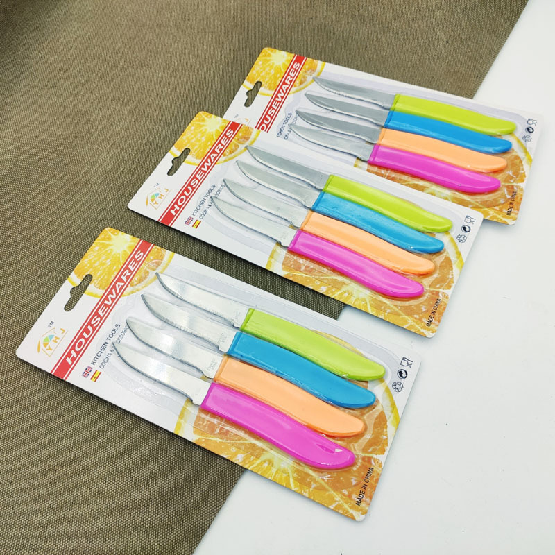 The manufacturer supplies small knives, fruit peel knives, portable fruit knives, travel fruit knives, PP handle knives, meat peelers and barbecue knives Application Scenario