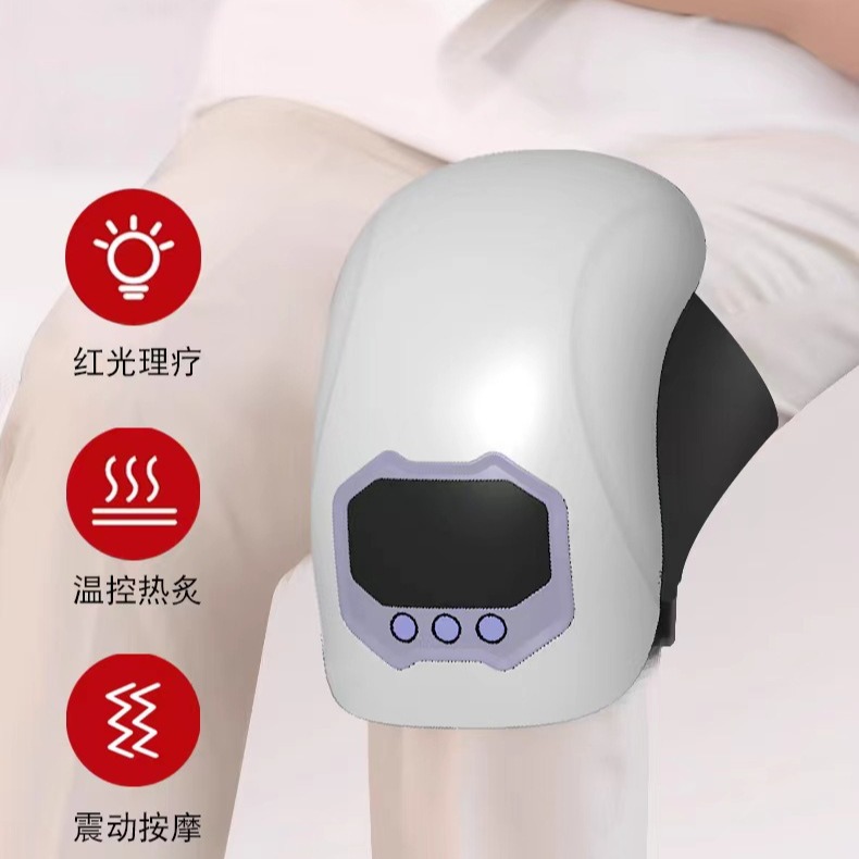 New electric heating knee massage device for cold legs, hot compress, moxibustion, vibration massage, knee protection and physiotherapy for the elderly Application Scenario
