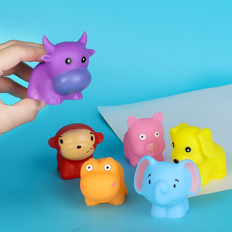 Pinnie calls cartoon animals soft, sprouting, relaxing, making sounds, bathing, and wholesale toys at street stalls Specification image