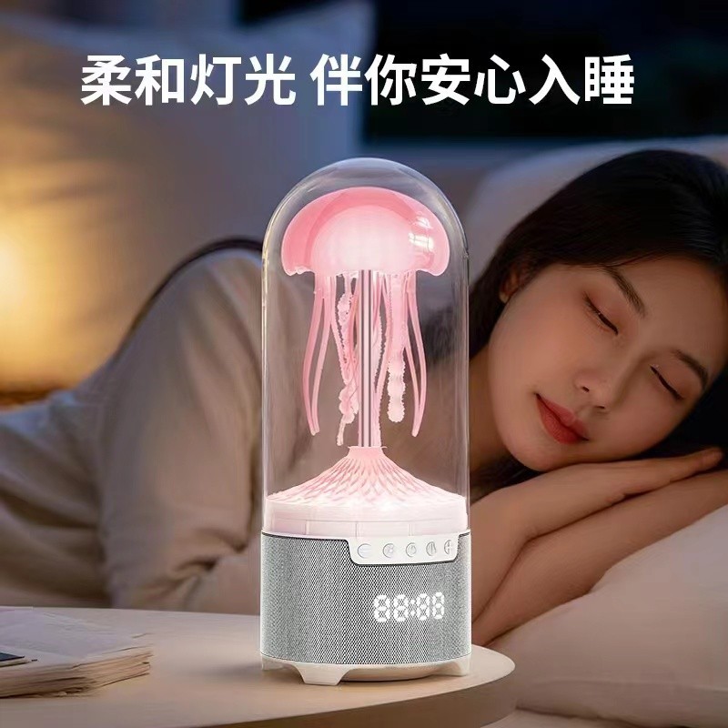 Red Sun Technology Jellyfish Bluetooth Speaker, Smart Wireless Seven-color Breathing Light, Octopus Speaker, Portable Smart Decorative gift details Picture