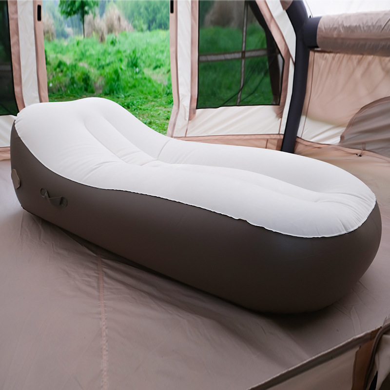 Xanoduji lazy sofa, camping lounge chair, single person midday rest, widened folding bed, outdoor lazy inflatable bed Application Scenario