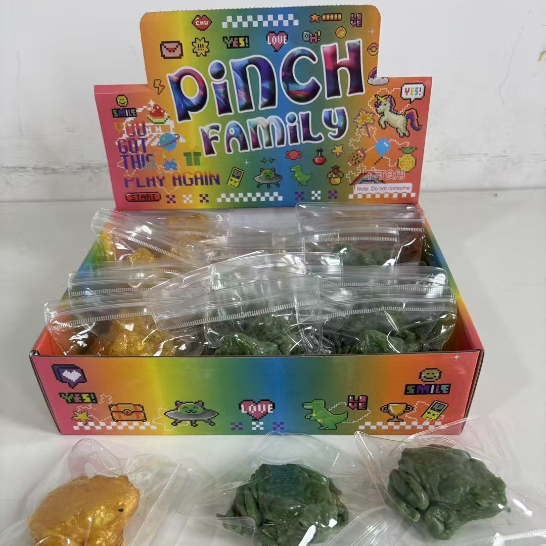 Douyin's same style toad prank venting toy, funny frog as a gift, fun and trendy creative toy details Picture