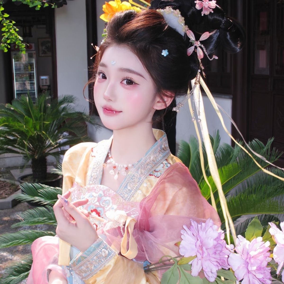 汉服女长袖中国风/明制表演服饰汉服/甲胄/表演服饰汉服/尾货细节图