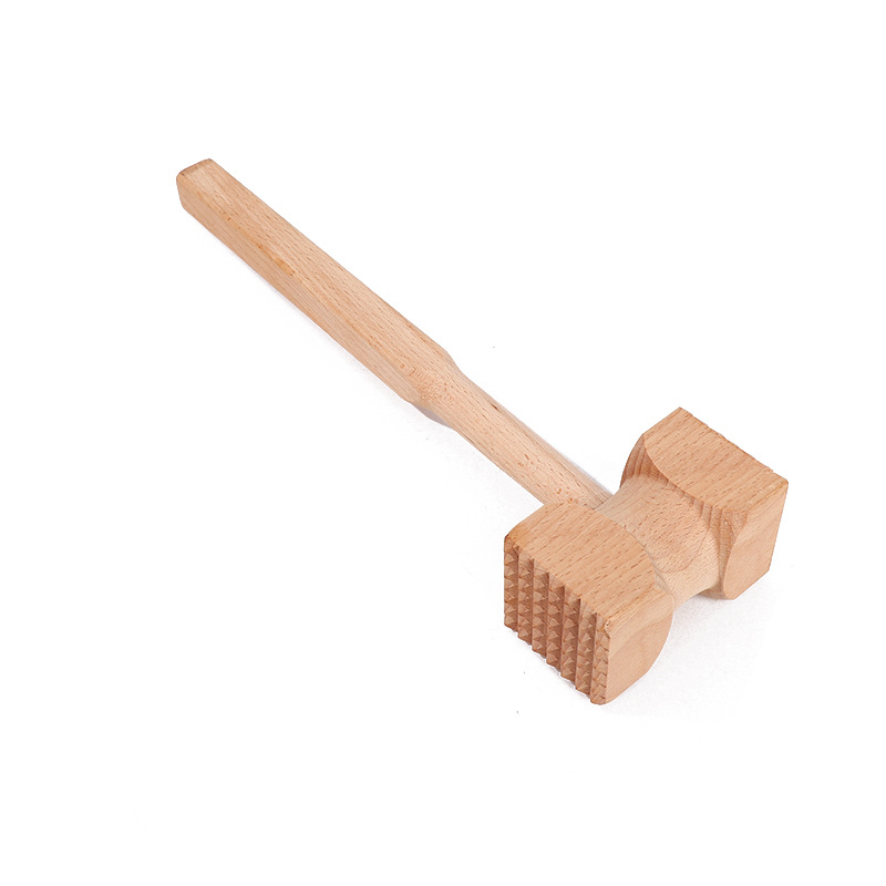 Zelkova martillos de madera martillos de carne casera carne tierna corte de tendones cortar carne chuletas de carne herramientas de cocina madera martillos de carne Item Picture