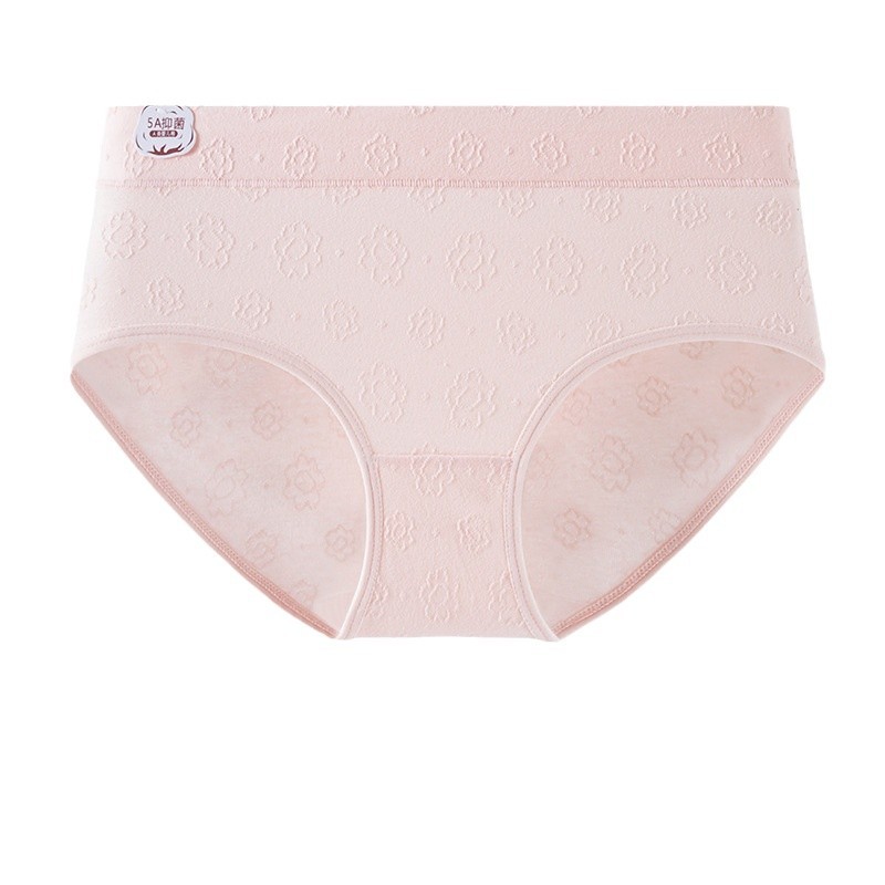 5A antibacterial baby cotton underwear, Girls' underwear, women's pure cotton belly tightening, comfortable and breathable mid-waist underwear, pure cotton triangle pants Item Picture