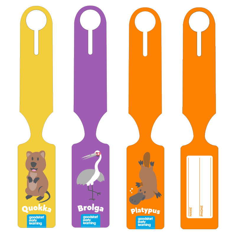 Katong Creative Cute animal luggage tags PVC soft rubber resin luggage tags promotional gifts Item Picture