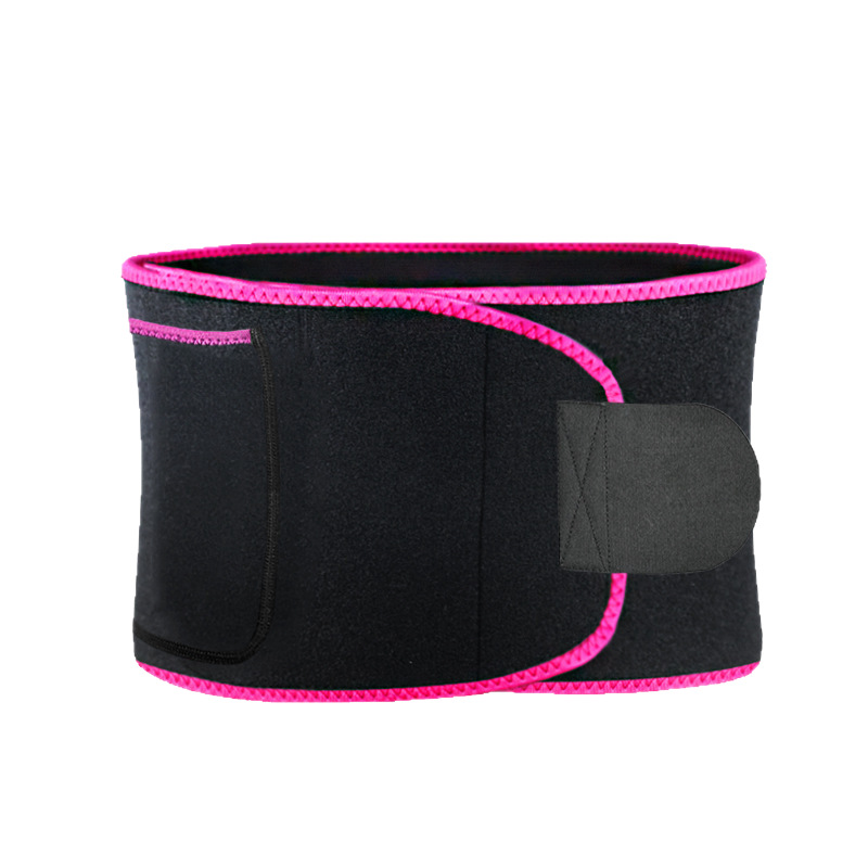 Summer sweat sweating, running to sweat and keep warm, fitness training to tuck in the abdomen and slim down, waist cinching and belt protection Item Picture