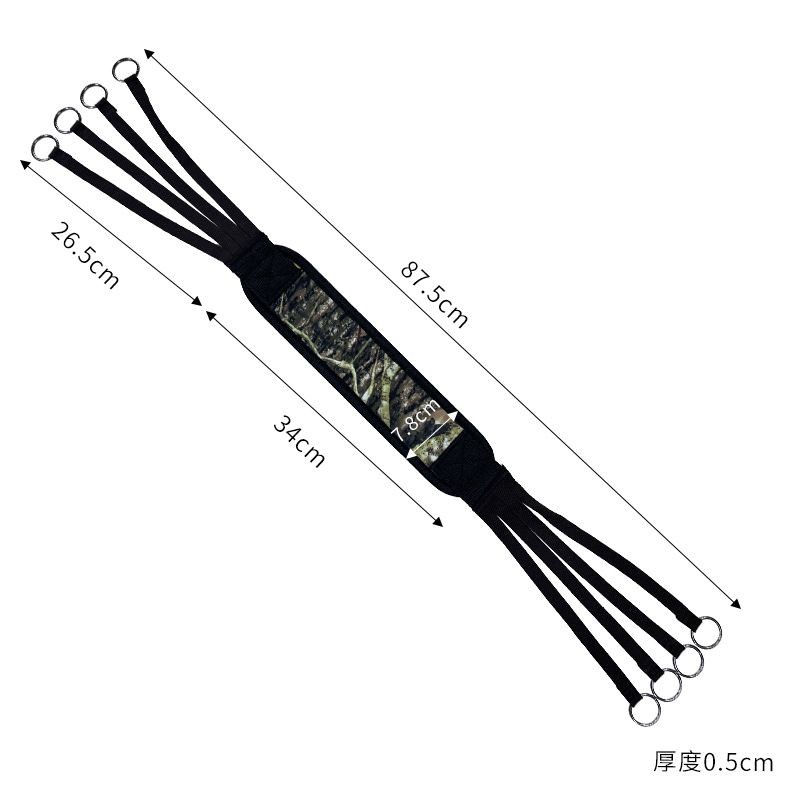 TrueAdventure户外专用挂带室外跨境迷彩野营战术用品背带挂绳