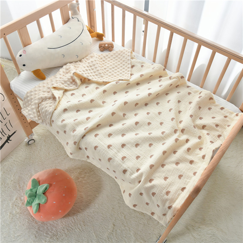 婴童抱毯、毛毯实物图