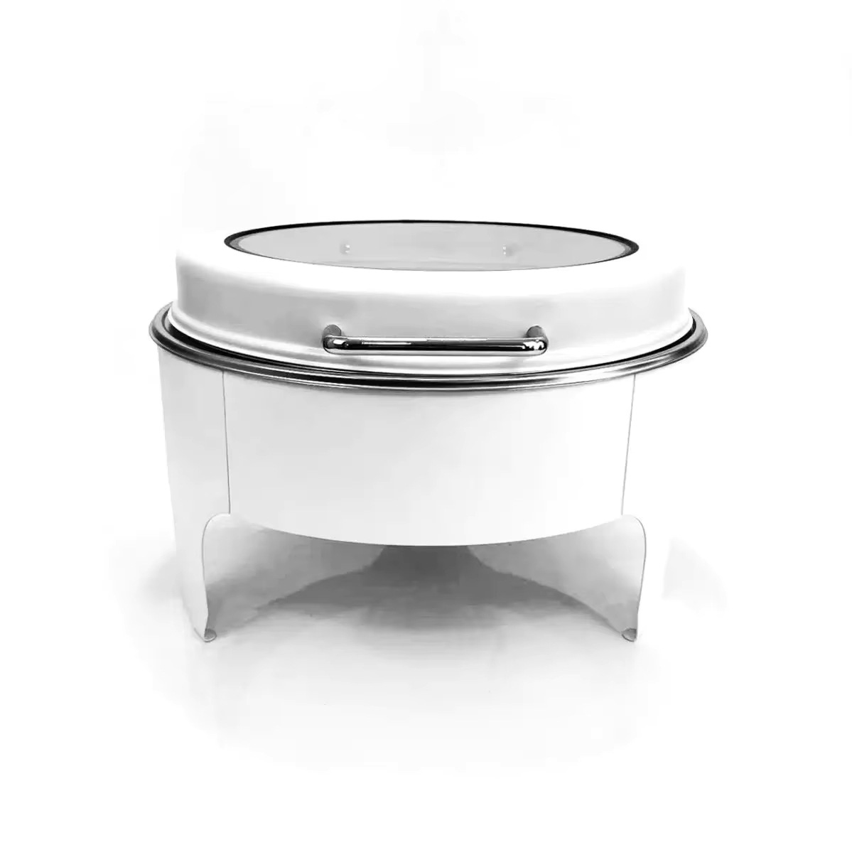 Stainless steel buffet white insulated pot buffet set, commercial catering 6L food insulated Application Scenario