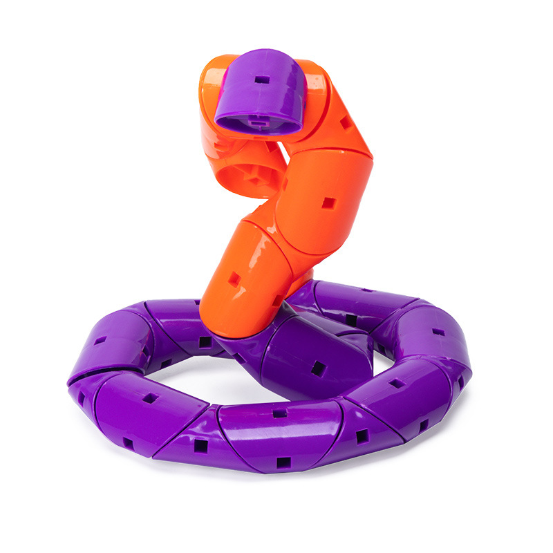 幼儿童早教启蒙益智拼装插万能旋转玩具外贸积木大颗粒多功能批发白底实物图