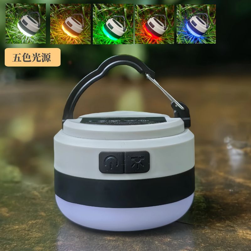 Outdoor emergency charging multi-functional tent light, ultra-long battery life camping light, LED light, RGB lighting for camping details Picture