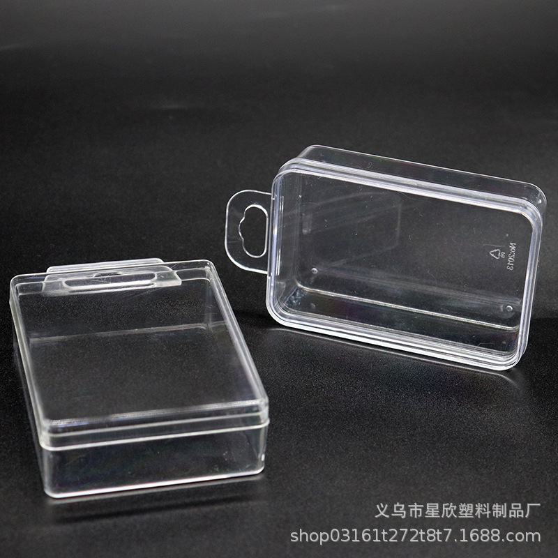 源头厂家ps全新料食品级长方形可挂收纳盒有盖网红流行款热卖