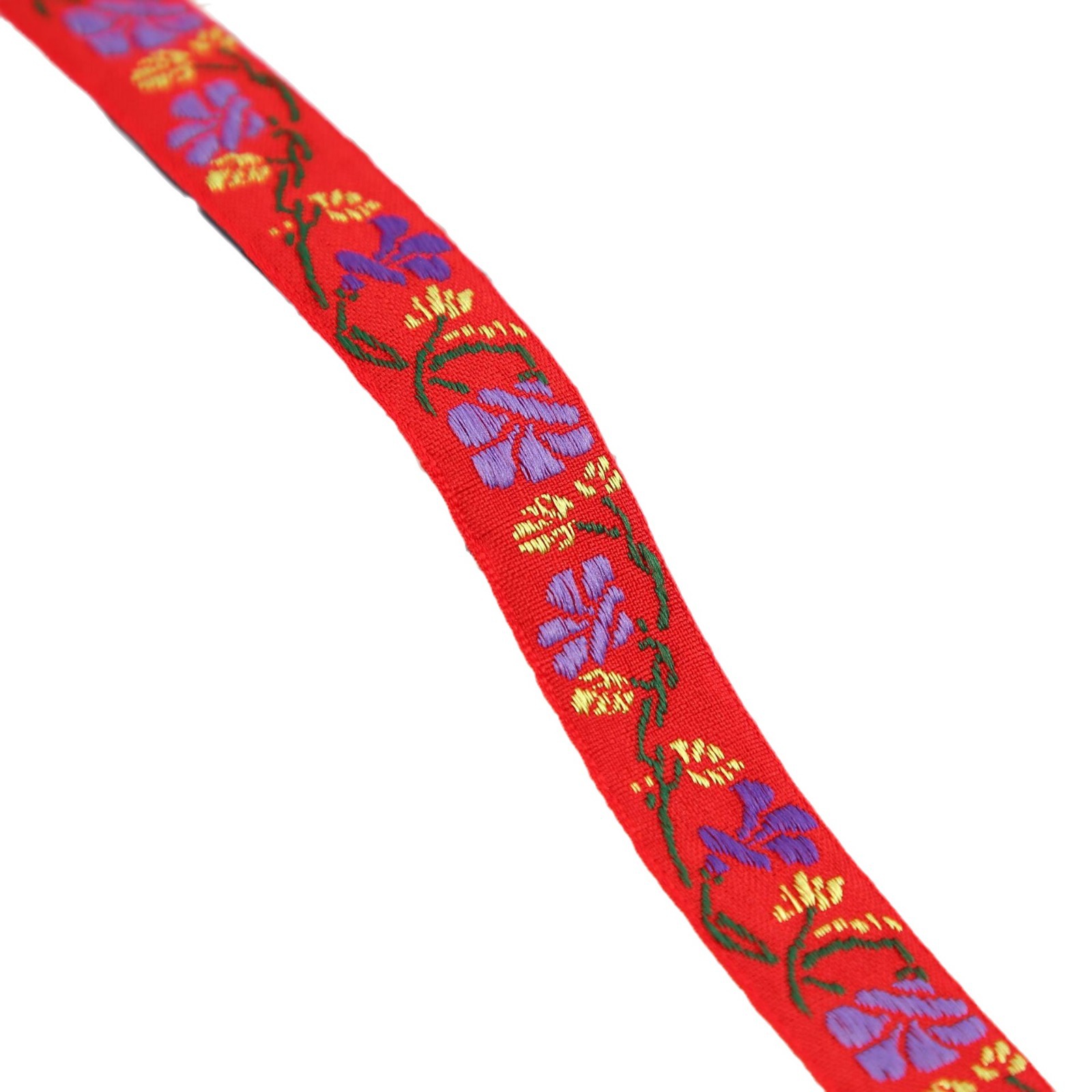 2 cm estilo étnico bordado jacquard correas arco correas adornos para el pelo tocados material caja de regalo cinta de embalaje Item Picture