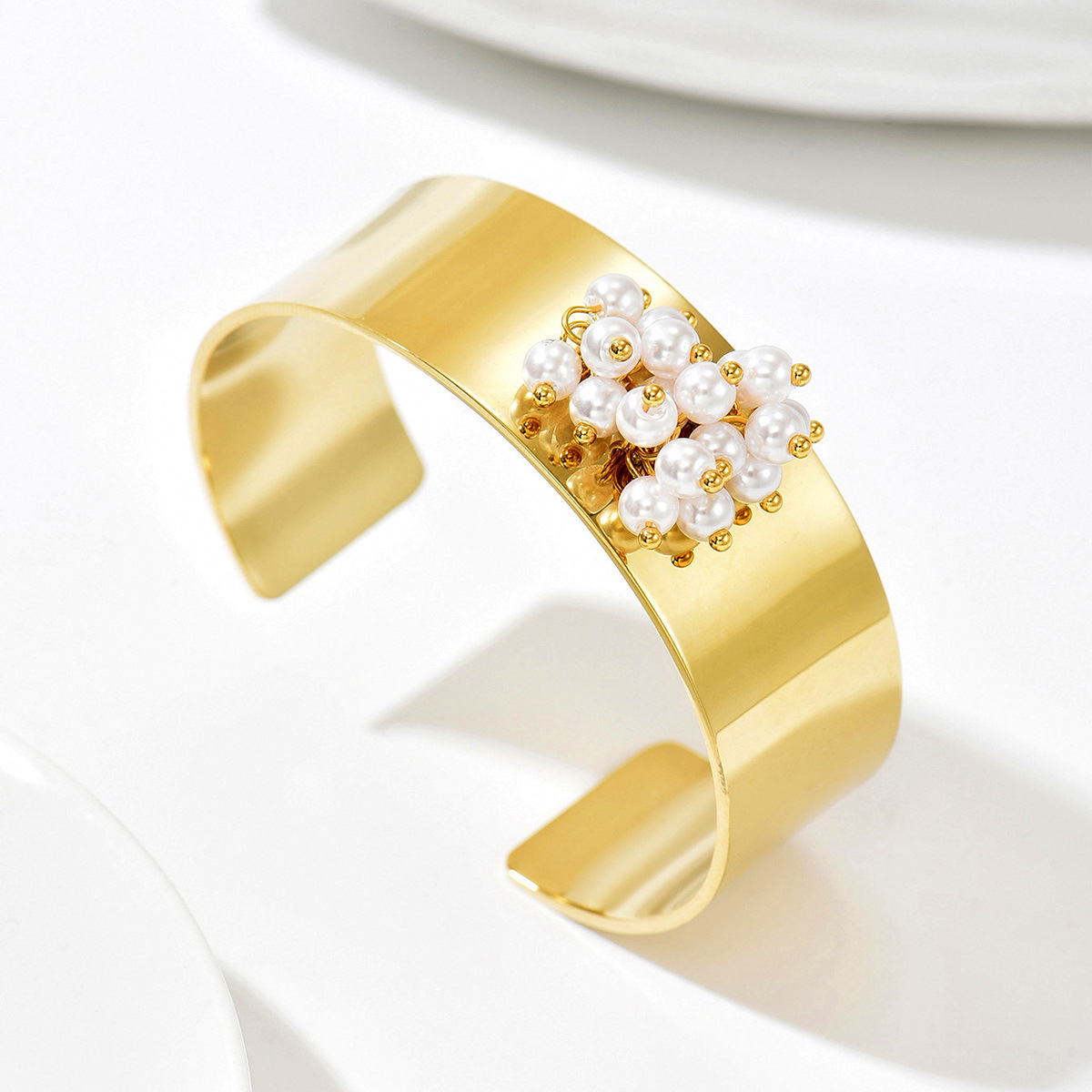 925银镯/手镯/铜微镶手环/猫眼手镯/手镯配件细节图