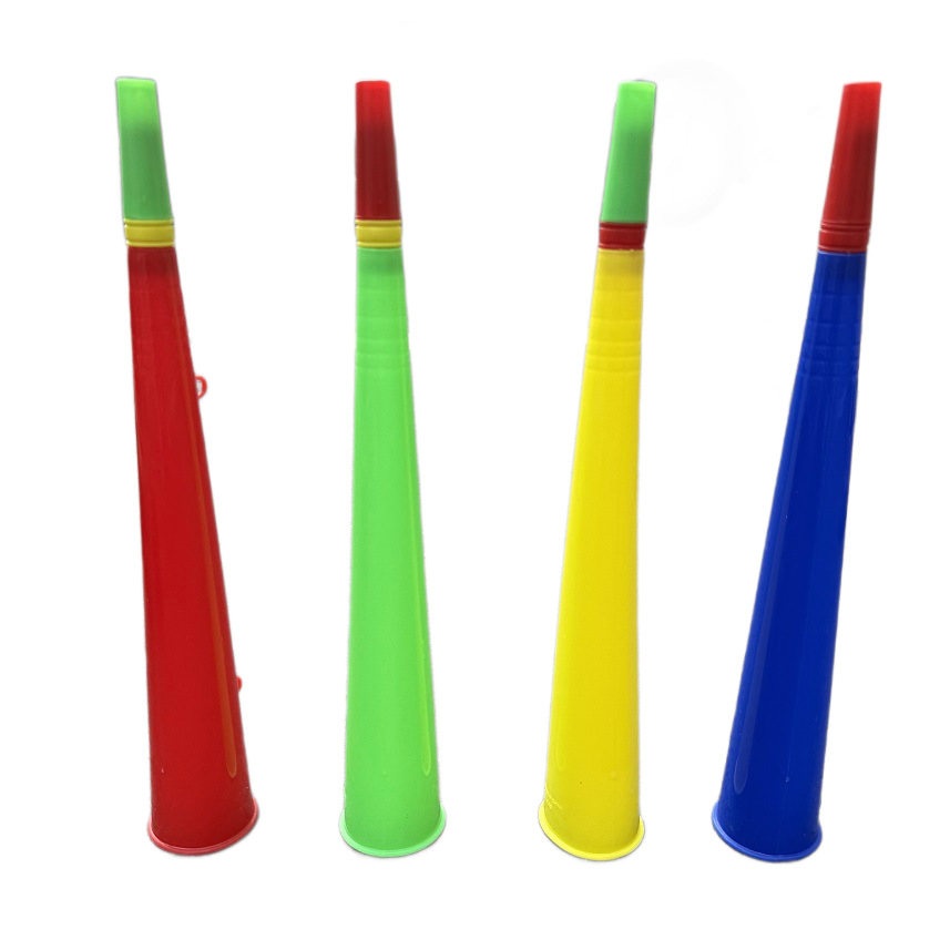 Colorful plastic horn vuvuzela World Cup football toys cheering, clapping and shaping Item Picture