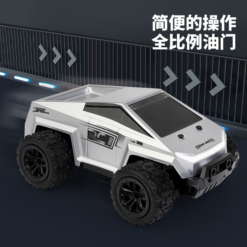 跨境2.4G高速越野车遥控车玩具车皮卡大脚车高低速带灯光手机控制产品图