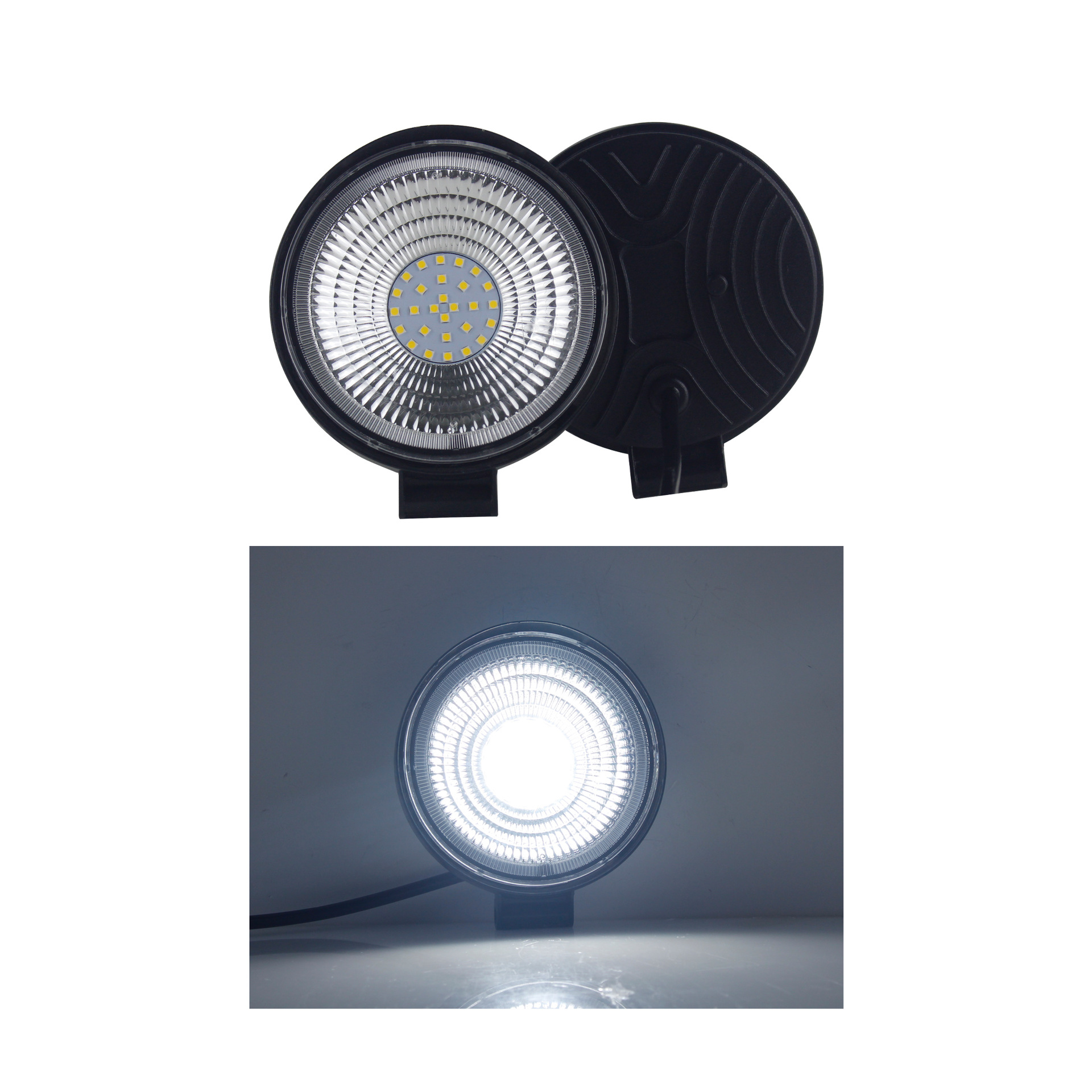 84W 4-inch circular front headlight, car spotlight, off-road vehicle headlight, high-brightness and high-brightness illumination Item Picture