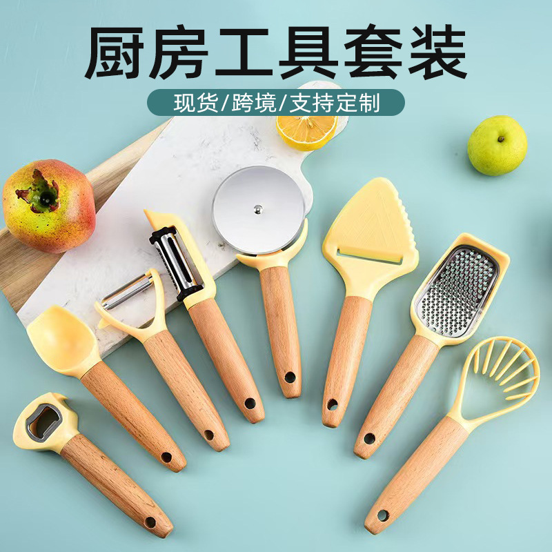 厨房瓜刨家庭厨房工具套装开瓶器雪糕勺介饼器瓜丝用具瓜果挖组合 details Picture