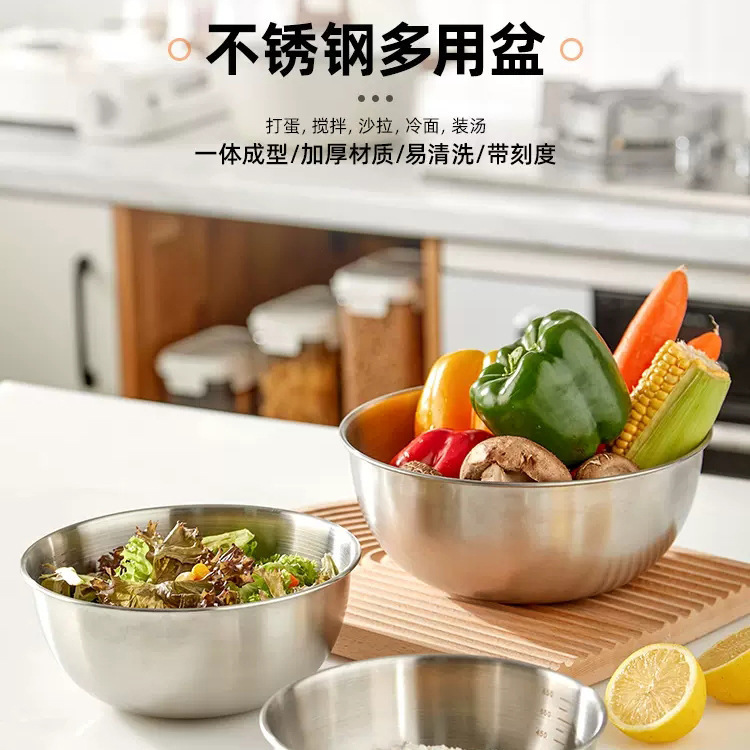 不锈钢碗商用/泡面碗/不锈钢双层碗/搪瓷碗/碗商用产品图