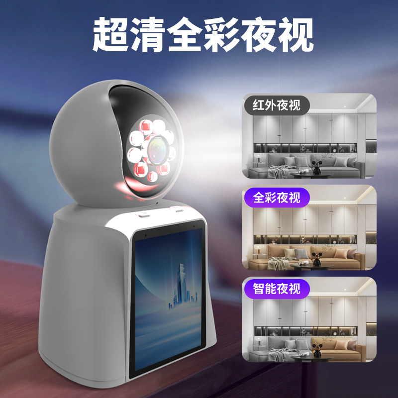 智能双向可视监控家用远程一键呼叫视频通话可语音唤醒高清摄像头产品图