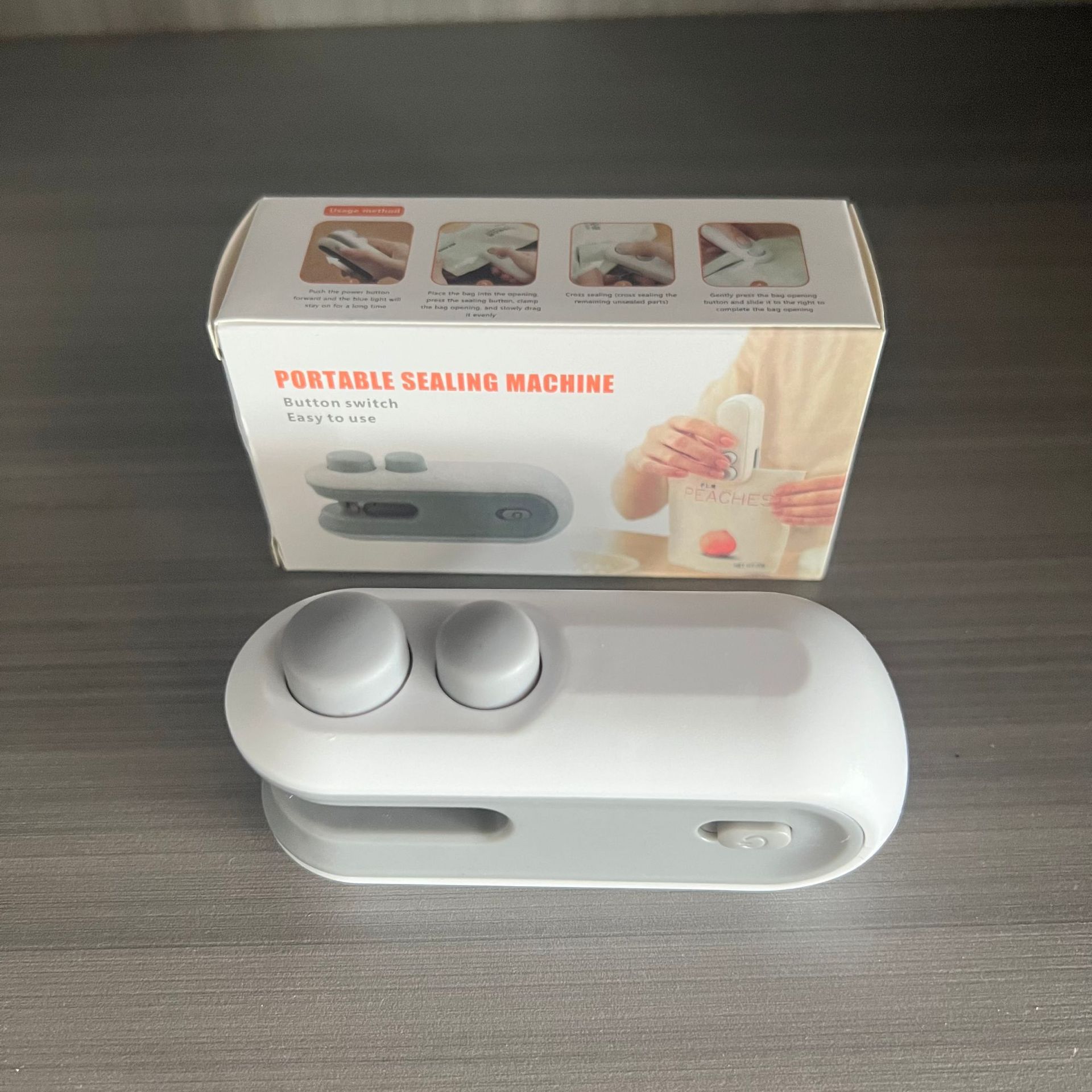 Household mini sealing machine, rechargeable multi-functional small sealing machine, creative mini snack bag sealing wonder Specification image