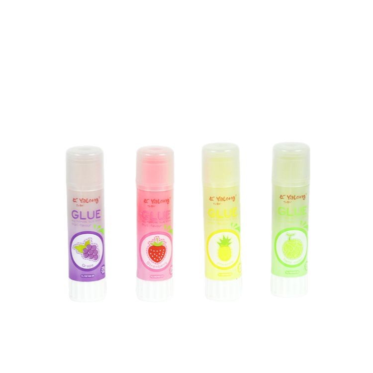 雅隆无毒PVP胶棒学校/办公工具9/15/25g学生水果风味固体白底实物图