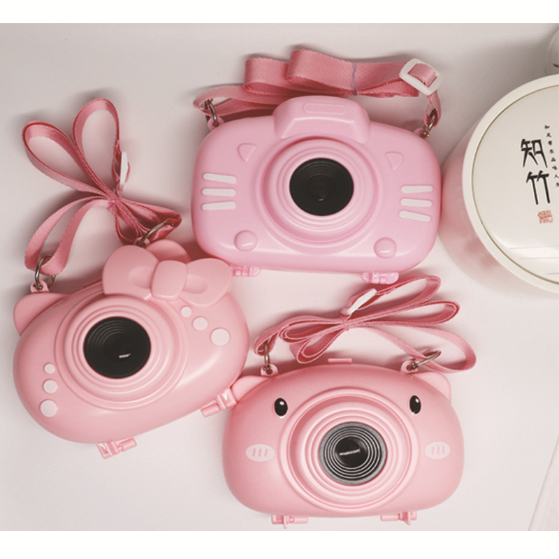 网红背包相机收纳盒皮筋发卡饰品卡通厂家现货批发粉色样式多