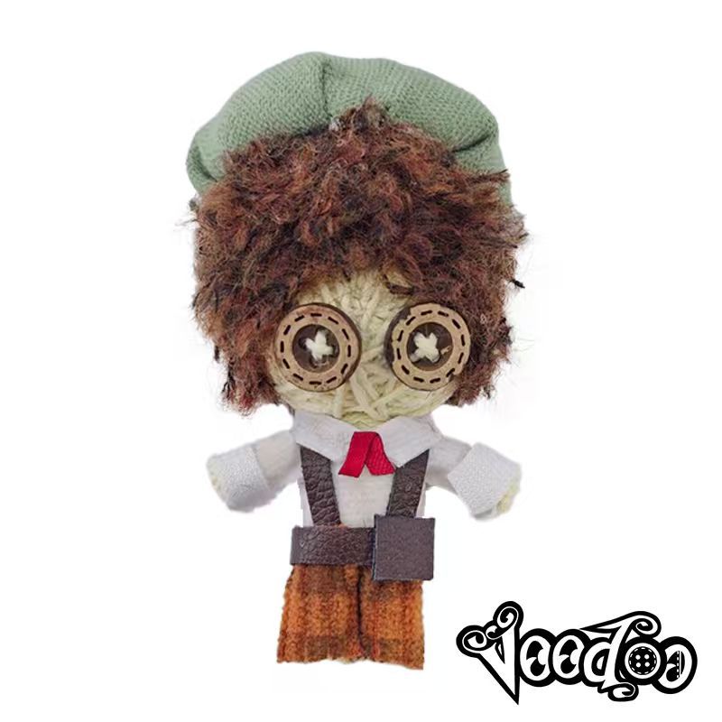 The postman's original cotton thread doll, the fifth series of handcrafted ornaments, the Fudu doll, exquisite children's toys
