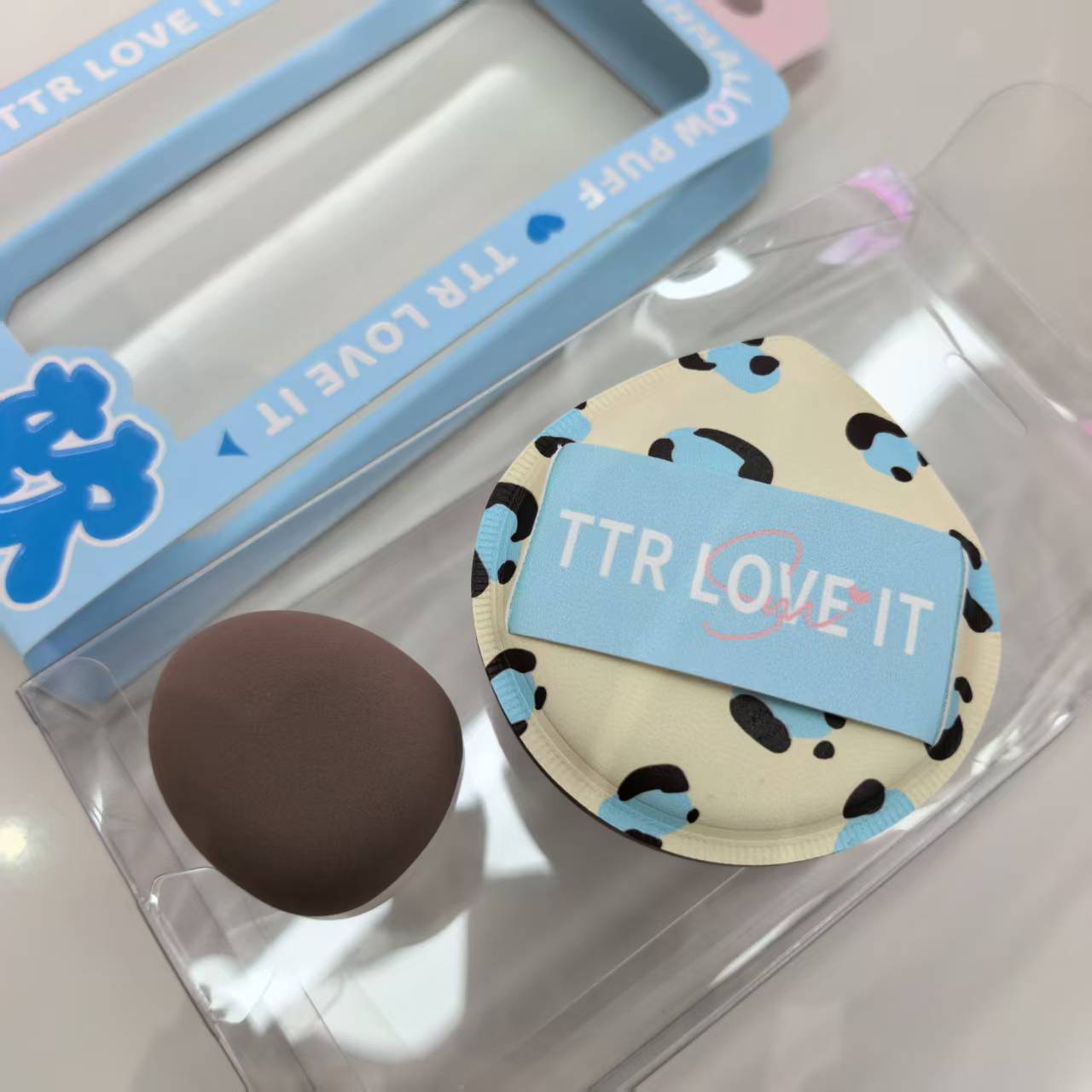 Colchón de aire puff beauty pie de yema de huevo esponja de maquillaje de doble uso seco y húmedo marshmallow pulgar butter puff herramienta de maquillaje Specification image