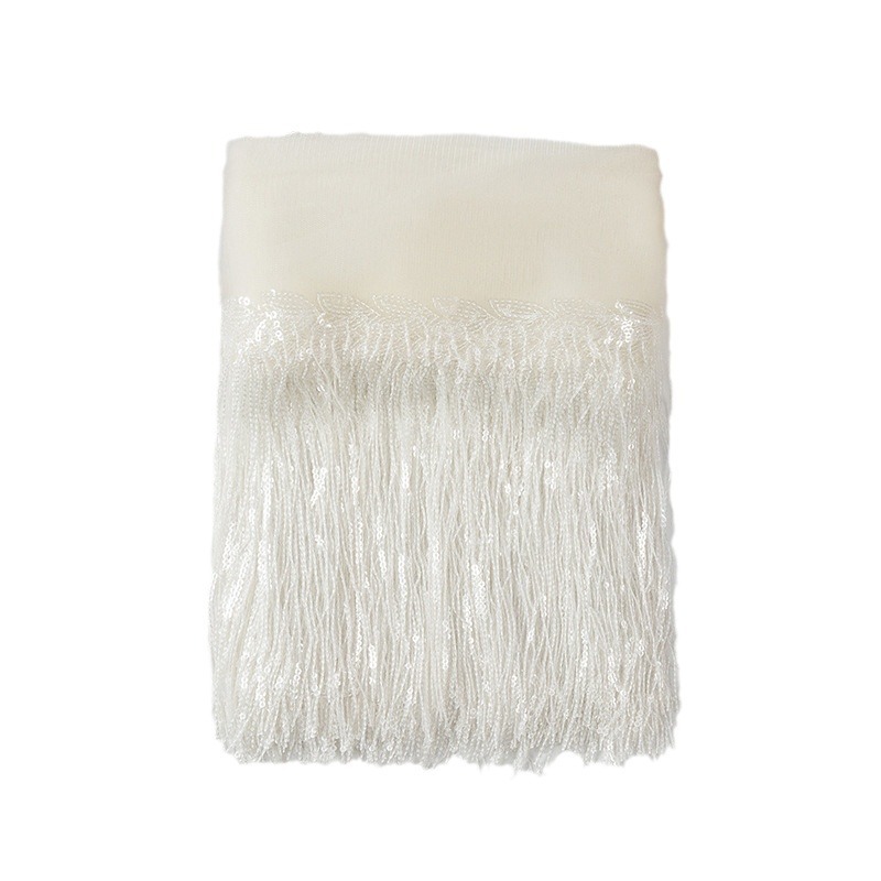 20Cm Leaf Sequins, Tassels, Lace, Stage, Latin Dance, Sequins, Beards, Tassels, Clothing, Curtains, Accessories, Hanging Tassels, Flowers Item Picture