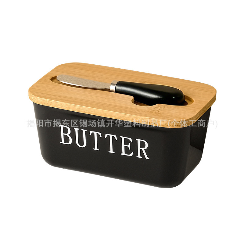 Butter box, household cheese box, large-capacity food-grade plastic cheese box, cross-border Amazon butter Item Picture