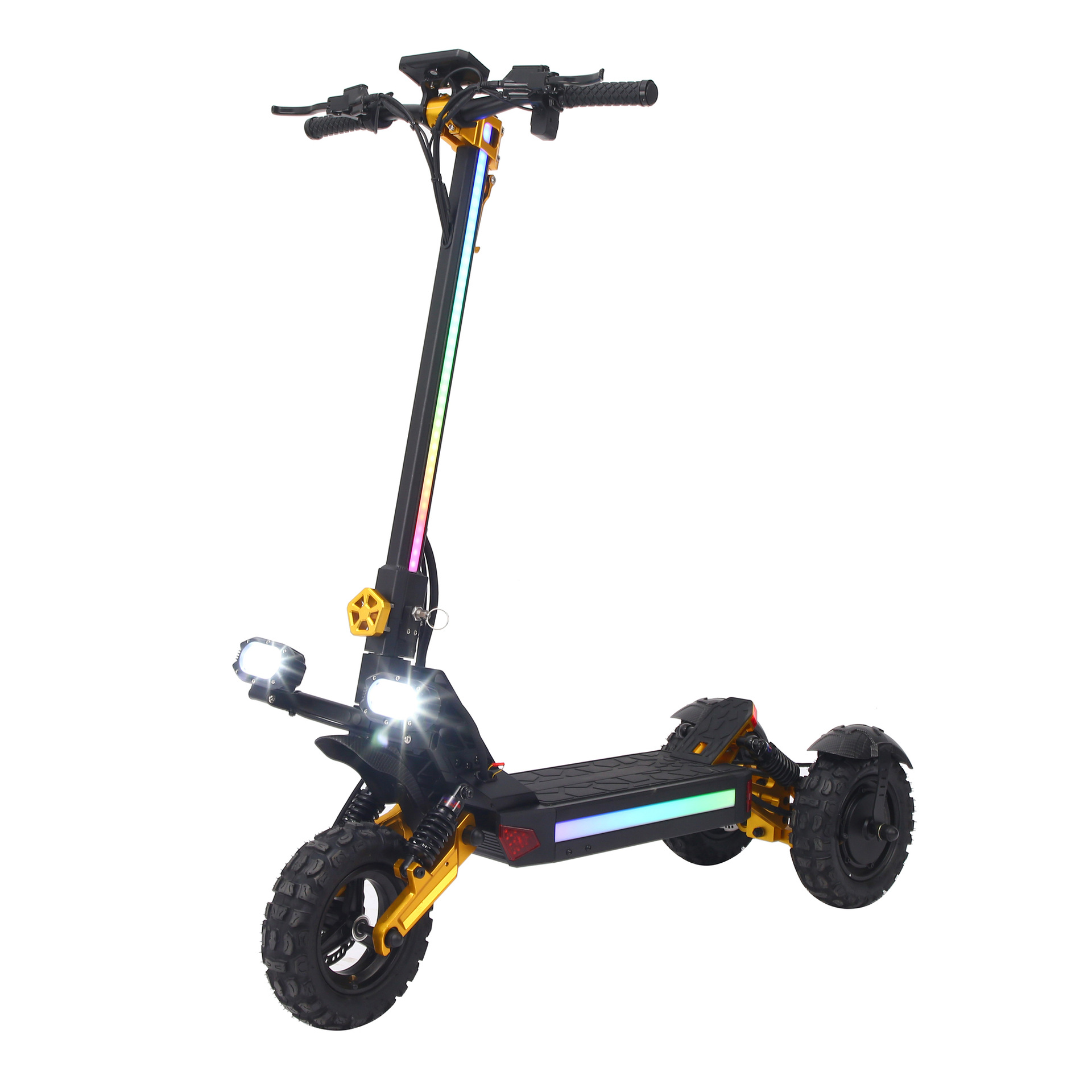 60v high-power three-wheeled electric scooter, cool color lights, full-color TFT instrument panel electric vehicle, adult mobility vehicle Item Picture