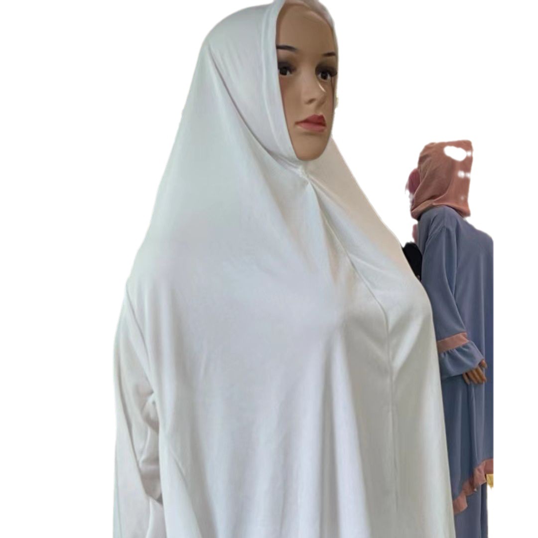 Factory direct sales of double-layer lace dress, Arab, Middle East, African, Dubai-style burqa, ice silk headscarf, women's robe 63 Application Scenario
