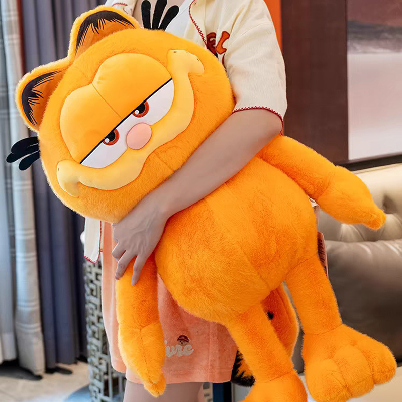 Wholesale of genuine Garfield Cat plush toys, large-sized sitting orange cat dolls, girls' stuffed dolls and machine-grabbing dolls