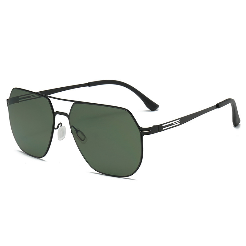 超轻钢皮太阳镜男士方框渐变色眼镜开车驾驶钓鱼专用男士墨镜批发详情图3