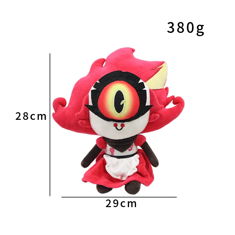 Cross-border new products: hazbin hotel's evil boss peripheral figurine gifts, Hell Inn Clown plush toys Specification image