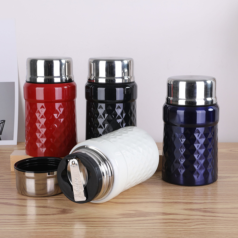 Factory direct supply of vacuum insulated lunch boxes for the inner and outer 304 stainless steel steam pot, portable wholesale details Picture
