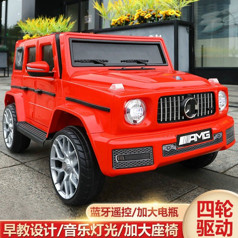 厂家批发新款儿童电动车 宝宝四轮驱遥控车 越野充电遥控玩具车