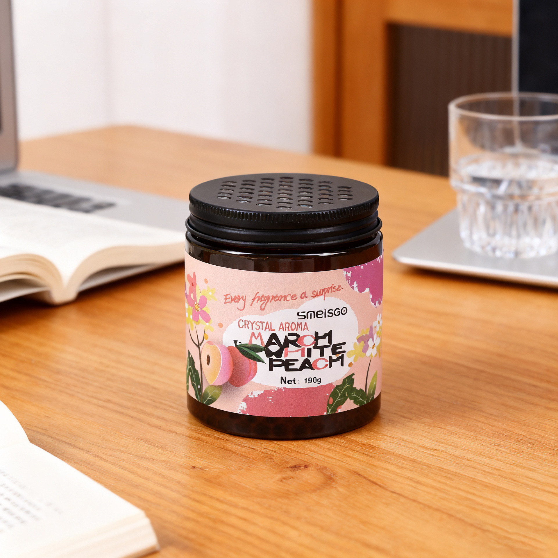 Indoor air fresh fragrance, car solid aroma diffuser, hotel bathroom toilet, ocean ball deodorizing, flameless aroma diffuser Specification image