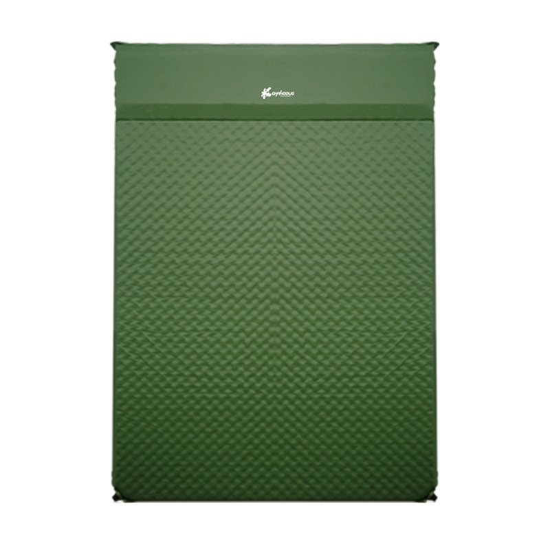 夏诺多吉户外加厚双人海绵充气垫 露营舒适豪华自动充气海绵垫