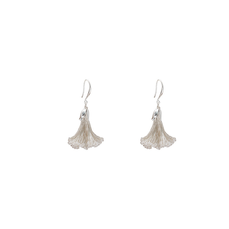 Fashionable and individual designer hand-woven crystal earrings and earrings, high-end earrings for ladies' banquets and vacations Item Picture