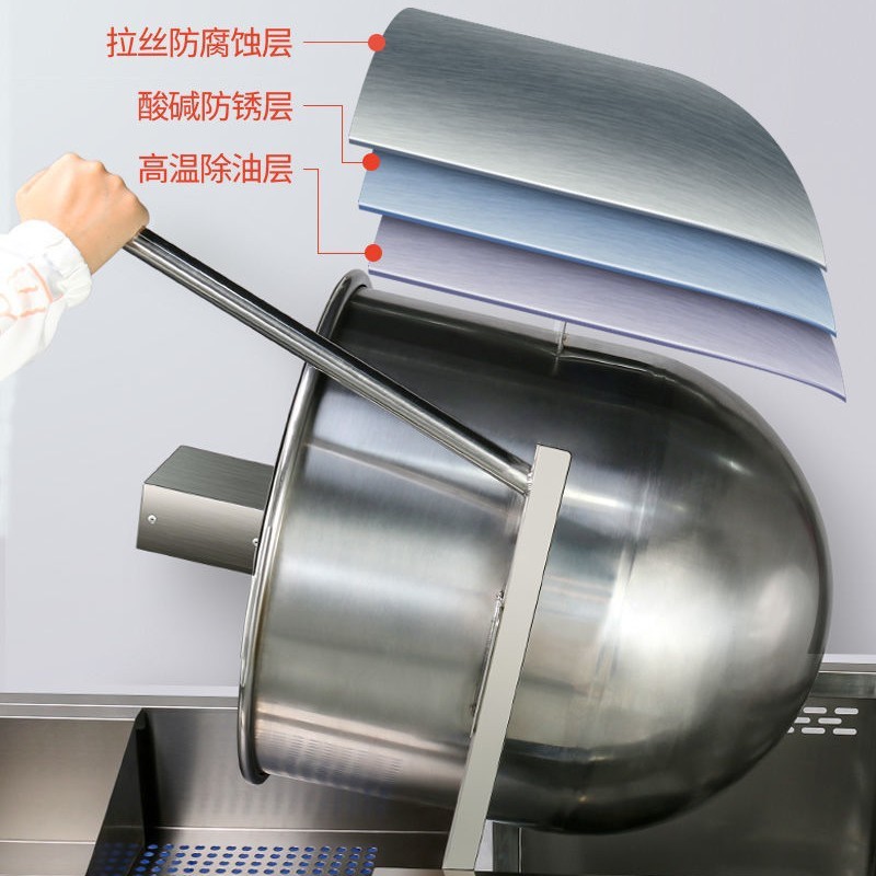 Wholesale of commercial fully automatic gas popcorn machines, spherical large-capacity popcorn machines and snack equipment manufacturers details Picture
