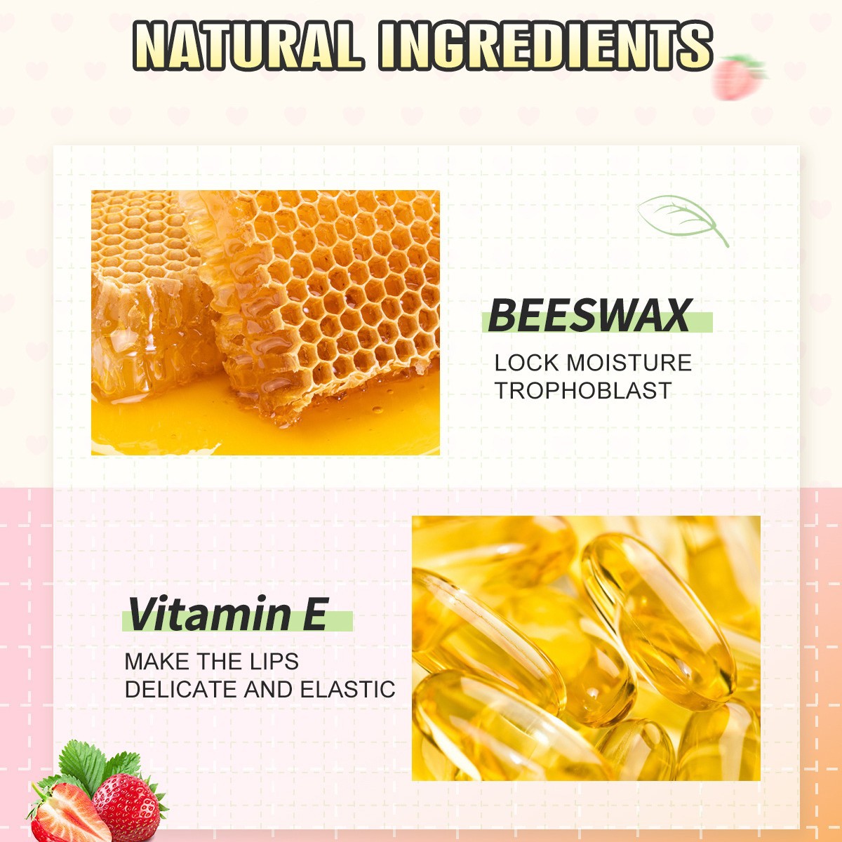 Cross-border bob Lip Balm Full Range Aloe Vera Hydrating and Moisturizing Double Care Lip Balm Application Scenario